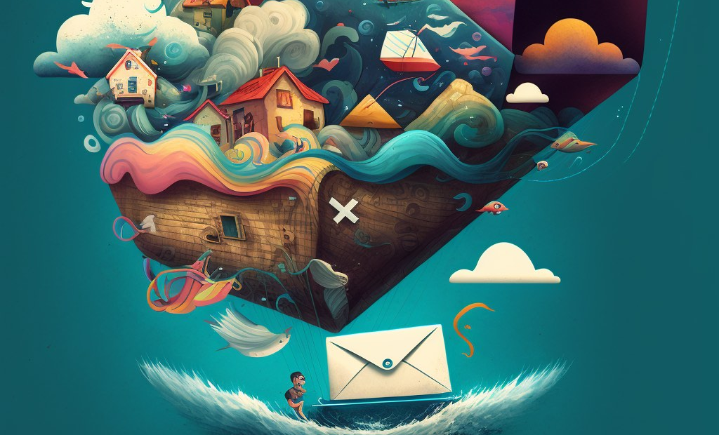 Email Deliverability Guide for 2023 design by Midjourney